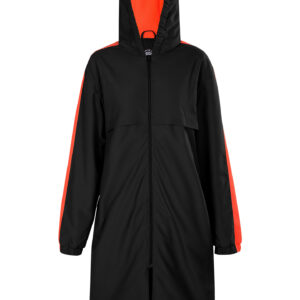 Swim Parka Black/Orange